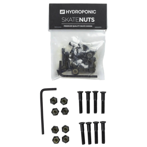 Hydroponic Matice Skateboard Hardware (1"|Schwarz)