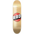 RAD Solid Logo Skateboard Deck (7.75"|Natürliches Ahorn)