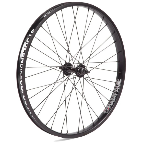 Gestohlenes 22" Rampage BMX Vorderrad (Schwarz)