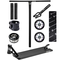 Stunt-Scooter Custom Divine Street 6" Schwarz