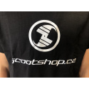 T-Shirt Scootshop.cz Longfit schwarz