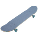 Skateboard Blaupause Zuhause Herz 8.25" Schwarz/Türkis