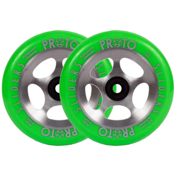 Proto Sliders Starbright Green On Raw 2 Stück