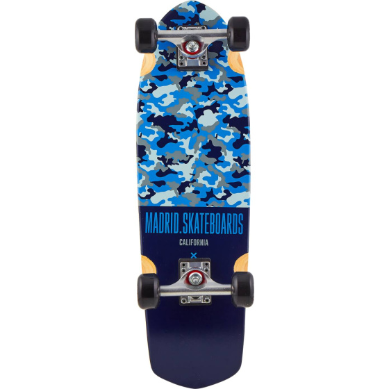 Longboard Madrid Camo Cruiser 8.25" blau