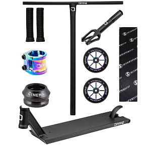 Freestyle-Scooter Custom Divine Street 6" 560 mm Schwarz