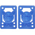 Pig Piles Soft Skateboard Risers 2-Set (Blau)