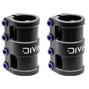 Verpackung 1+1 SCS Divine schwarz/lila 2 Stück