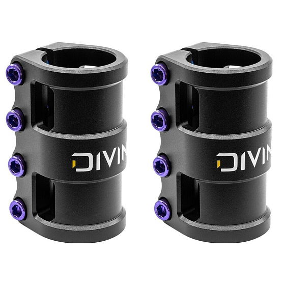 Verpackung 1+1 SCS Divine schwarz/lila 2 Stück
