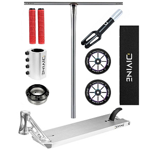Stunt-Scooter Custom Divine Street 6" silber