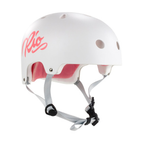 Rio Roller Script Helm - Mattweiß - S/M 53-56cm