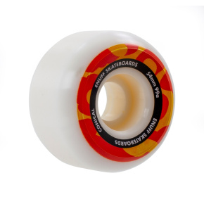 Enuff Conical Wheels - Weiß / Orange - 54mm Enuff Conical Wheels - Weiß / Orange - 54mm