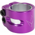 Stumpfe Ärmel Twin Slit Purple