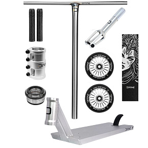 Freestyle-Scooter Custom Divine Street 6,5" Silber