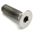 TLC Solid Titanium BMX Crank Spindle Schraube (Natural)