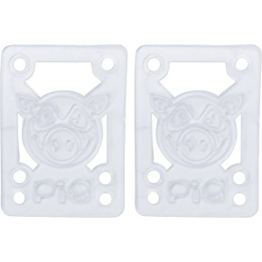 Pig Piles Soft Skateboard Risers 2-Souprava (Clear) Pig Piles Soft Skateboard Risers 2-Souprava (Clear)
