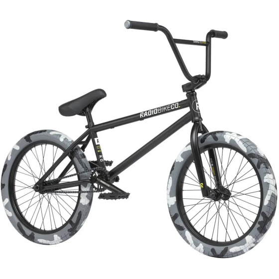 Radio Darko 20" 2022 Freestyle BMX Fahrrad (21"|Matt Schwarz)