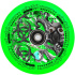 Chubby Lab Rad 110mm 110mm Toxic Green