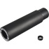 Fiction Nightstalker Alloy/Thermalite Freestyle BMX Peg (4'8"|Schwarz)