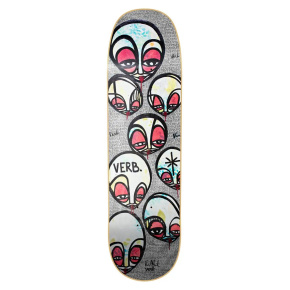 Verb Skateboard (8.75"|Gesichter Grau) Verb Skateboard (8.75"|Gesichter Grau)