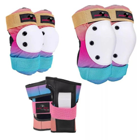 Eight Ball Set 3 Schutzpolster für Skates (S/M|Sunset) Eight Ball Set 3 Schutzpolster für Skates (S/M|Sunset)