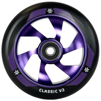 Union Classic V2 Rolle 110mm Schwarz/Polished Purple