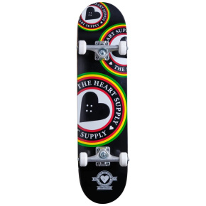 Heart Supply Orbit Logo Skateboard Komplet (7.75"|Schwarz/Weiß/Rot) Heart Supply Orbit Logo Skateboard Komplet (7.75"|Schwarz/Weiß/Rot)