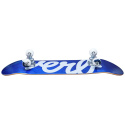 Skateboard Verb Script 8" Blau