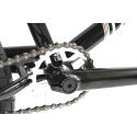Division Brookside 20" 2021 Freestyle BMX Fahrrad (20.5" | Schwarz/Rot Verlauf)