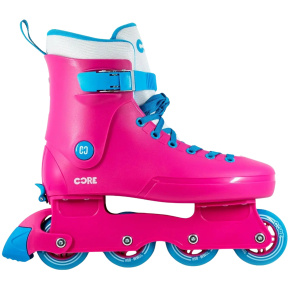 Core Retro Verstellbare Kinder-Rollschuhe (Rosa|35-39)