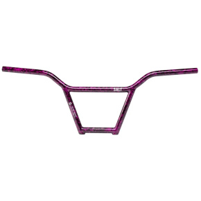 Salt Classic 4-teilig BMX-Lenker (9.5"|Lila Spritzer) Salt Classic 4-teilig BMX-Lenker (9.5"|Lila Spritzer)