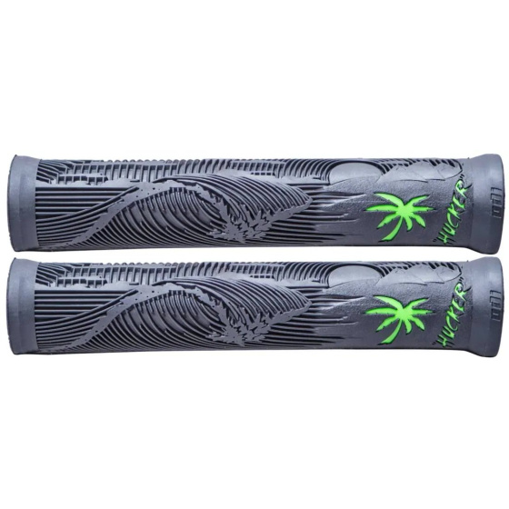 Griffe ODI Hucker Flangeless 160mm Schwarz/Grün