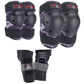 Triple Eight Schutz 3er-Pack (L|Charcoal Camo)