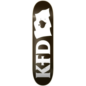 KFD Logo Flagship Skateboard Deck (8.5"|Schwarz)