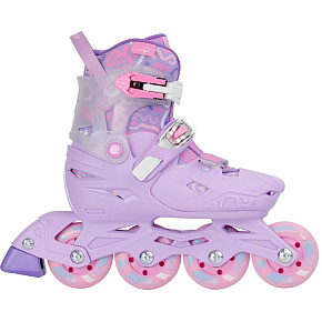 FlyingEagle Cosmo Nastavitelný Kolečkové Brusle Dívčí (Fialová|32-36)