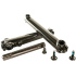 Family Tubular 3-teilige 8-Spline BMX-Kurbeln (170mm | Schwarz)