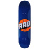 RAD Solid Logo Skateboard Deck (8.25"|Marineblau)