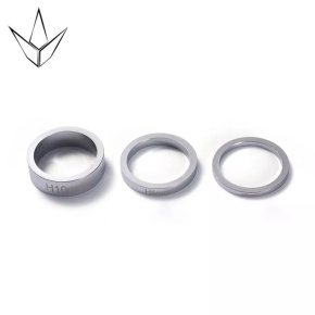Set Headset Spacer Blunt Chrome