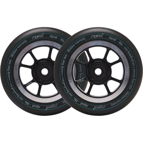 North Signal Rollen 110x30mm schwarz 2 Stück
