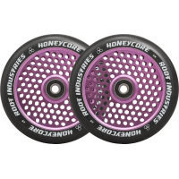 Root Industries Honeycore Rollen schwarz 120mm 2 Stück lila