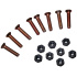 Venom Redheads Truck Schrauben 8 Set (1"|Schwarz)