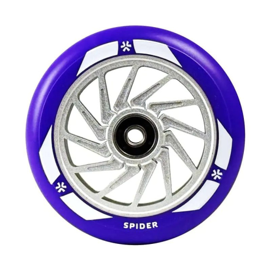 Union Spider Rad 110mm Lila/Silber