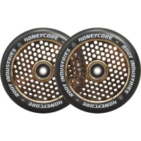 Root Industries Honeycore Rollen schwarz 120mm 2 Stück Gold Rush