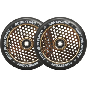 Root Industries Honeycore Rollen schwarz 120mm 2 Stück Gold Rush