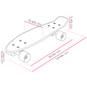 Straßensurfen Skateboard POP BOARD Black Dot Souper