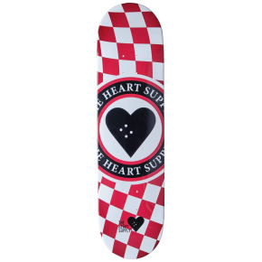 Heart Supply Insignia Check Skateboard Deck (8.25"|Rot) Heart Supply Insignia Check Skateboard Deck (8.25"|Rot)