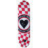 Heart Supply Insignia Check Skateboard Deck (8.25"|Rot)
