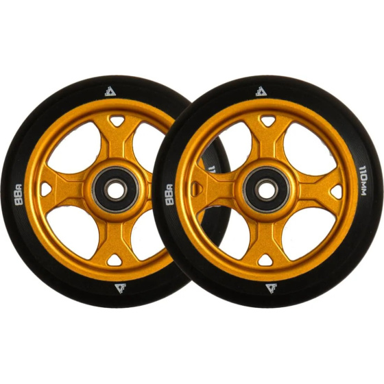 Trynyty Gothic Rollen 110mm Gold 2STK