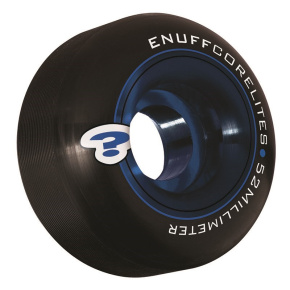 Enuff Corelites Wheels - Schwarz / Blau - 52mm Enuff Corelites Wheels - Schwarz / Blau - 52mm