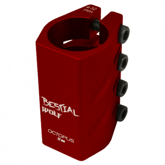 Bestial Wolf Krake Kragen rot