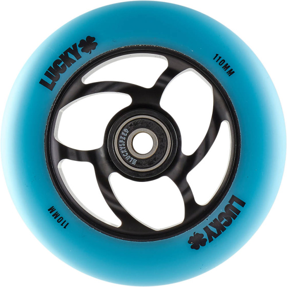 Lucky Torsion Rolle 110mm Teal/Schwarz